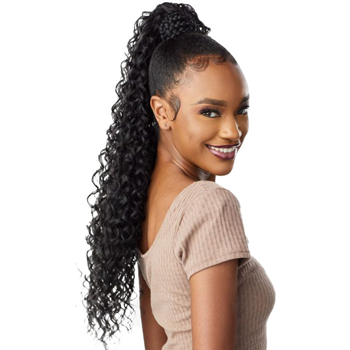 Sensationnel Synthetic Ponytail Instant Pony Wrap Braided Deep 28" Alexwigs