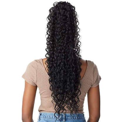 Sensationnel Synthetic Ponytail Instant Pony Wrap Braided Deep 28" Alexwigs