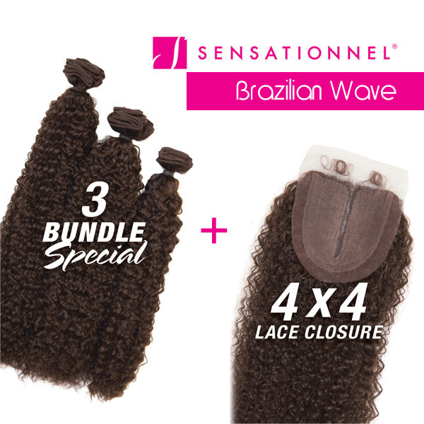 Sensationnel Premium Too Boutique Bundles BOUTIQUE BRAZILIAN WAVE 18-22 Inch (1 Pack Complete) Alexwigs
