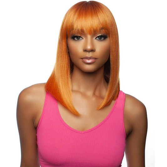 Mane Concept Brown Sugar Human Hair Blend Full Wig - RIHANNA BOB 02 Alexwigs