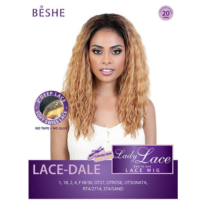 Beshe Ear to Ear 2" Deep Swiss Lace Wig - DALE
