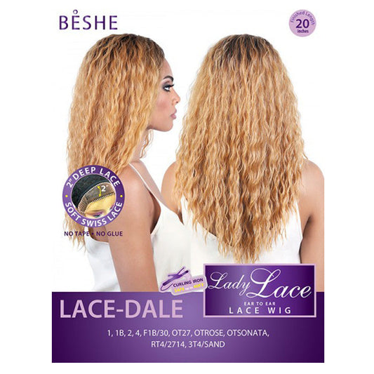 Beshe Ear to Ear 2" Deep Swiss Lace Wig - DALE