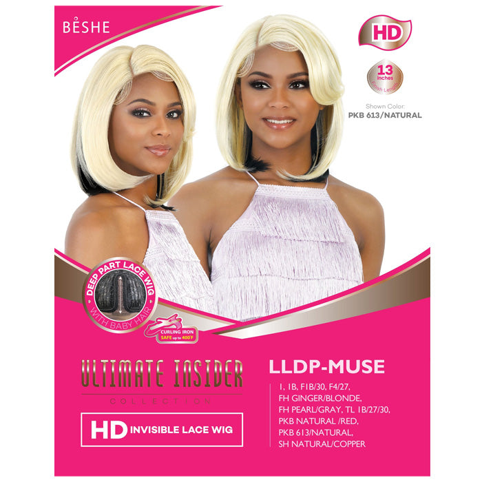 Beshe Ultimate Insider Deep Part HD Lace Front Wig - LLDP-MUSE