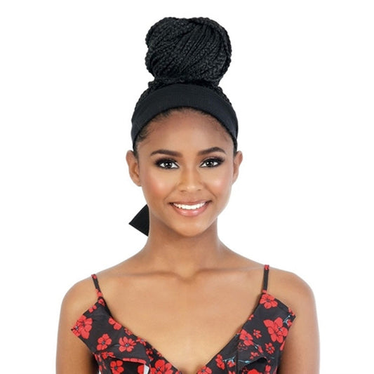 Seduction Hair Quick Wrap with Headband Wig - WRAP.BX 24/30" BOX BRAID Alexwigs