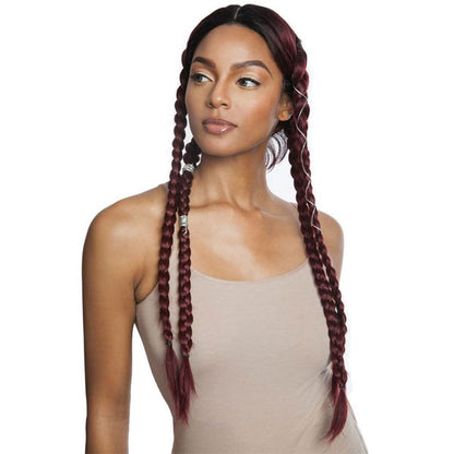 Brown Sugar Human Hair StyleMix Versatile Lace Wig BSX05 YAKY STRAIGHT 30 Inch Alexwigs