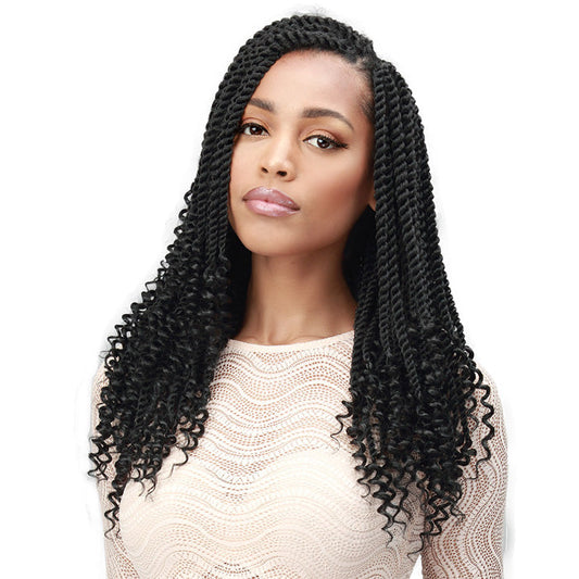 Bobbi Boss Crochet Braids - BOMBA SENEGAL TWIST CURLY TIPS 14" 2X Alexwigs