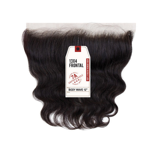 Sensationnel 7A Unprocessed 100% Virgin Human Hair 13X4 Lace Frontal Closure - BODY WAVE 10" - 18" Alexwigs