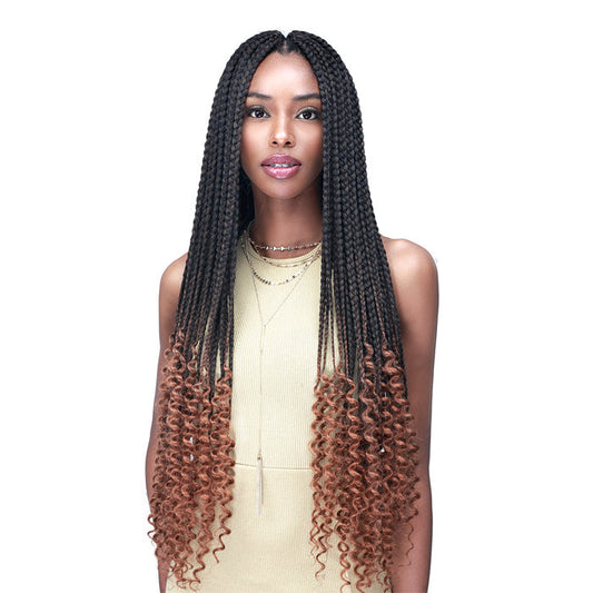 Bobbi Boss Curly Tips 3X Box Braid 28" Alexwigs