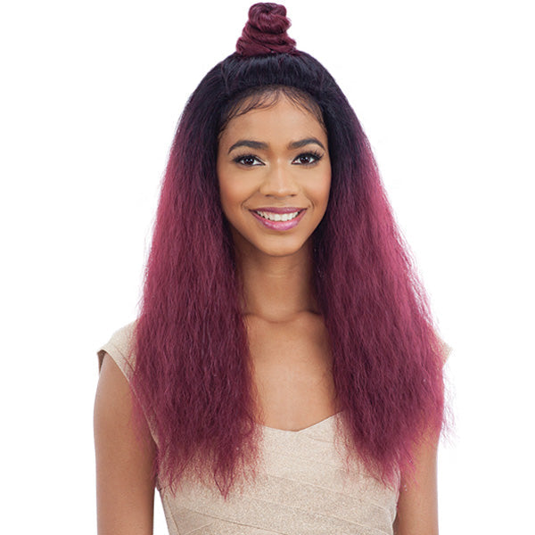 Model Model Synthetic Half Up Lace Front Wig - CAPRI Alexwigs