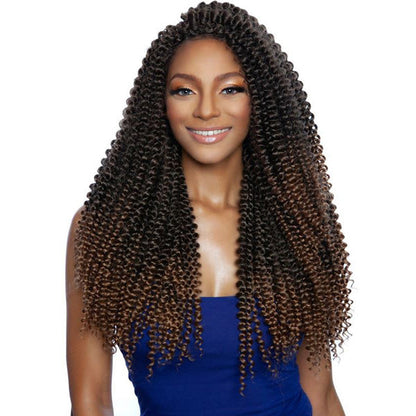 Mane Concept Synthetic Afri Naptural Caribbean Crochet Braid - CB1807 Passion Water Wave 18" Alexwigs