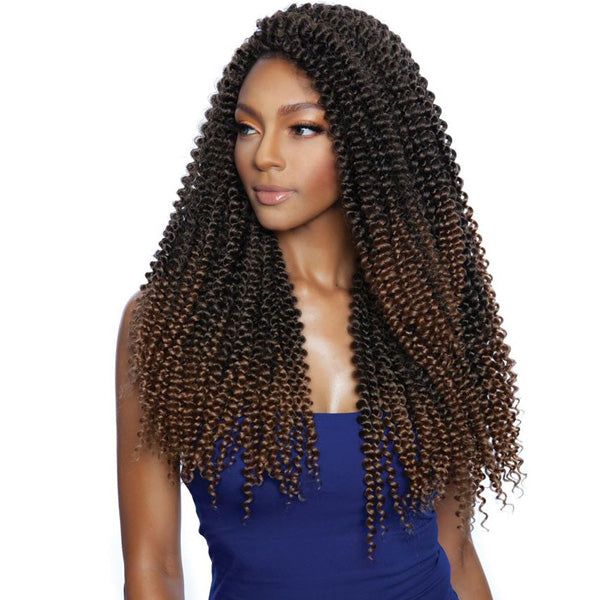Mane Concept Synthetic Afri Naptural Caribbean Crochet Braid - CB1807 Passion Water Wave 18" Alexwigs