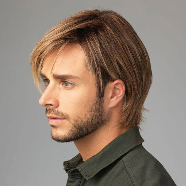 HIM Men's Collection Hand-Tied Lace Front Wig - CHISELED Alexwigs