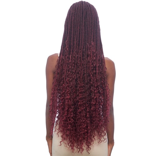 Vanessa Slayd Designer Cornrow Braid 13x5 Hand-Tied Lace Front Wig - CORNWAVE 32" Alexwigs