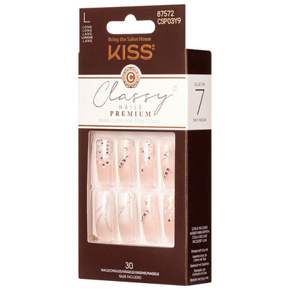 KISS Premium Classy Nails - Crystal Crown Alexwigs
