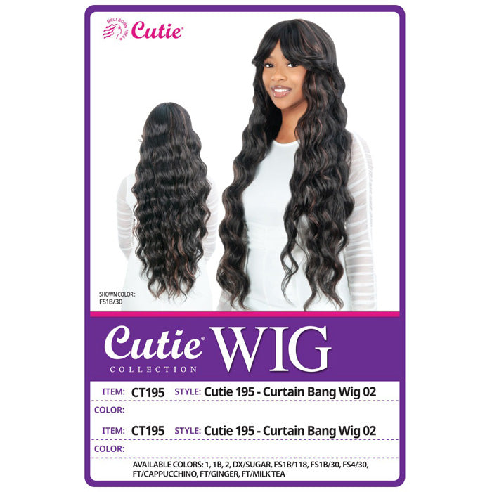 Chade Cutie Collection Full Wig - CUTIE 195 (CURTAIN BANG WIG 02) Alexwigs