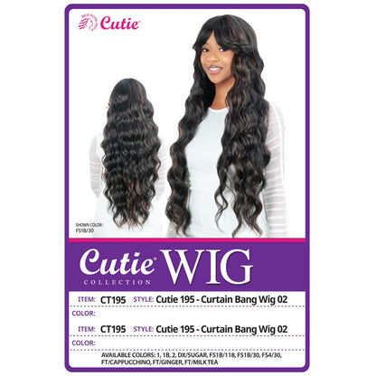 Chade Cutie Collection Full Wig - CUTIE 195 (CURTAIN BANG WIG 02) Alexwigs