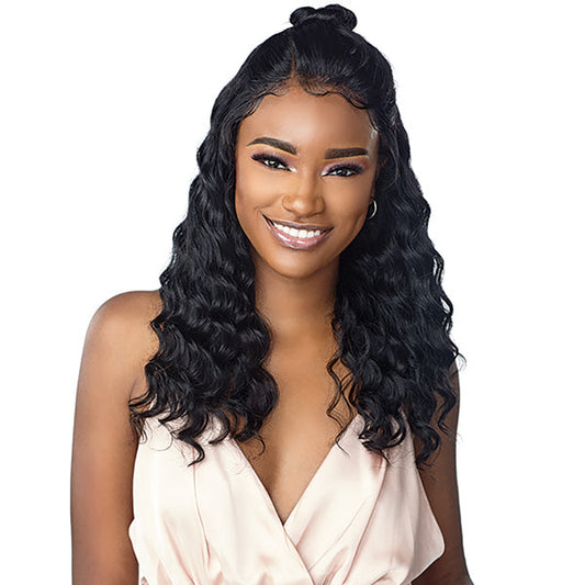 Sensationnel Unprocessed Virgin Human Hair 10A 360 Swiss Lace Wig DEEP WAVE 20" Alexwigs