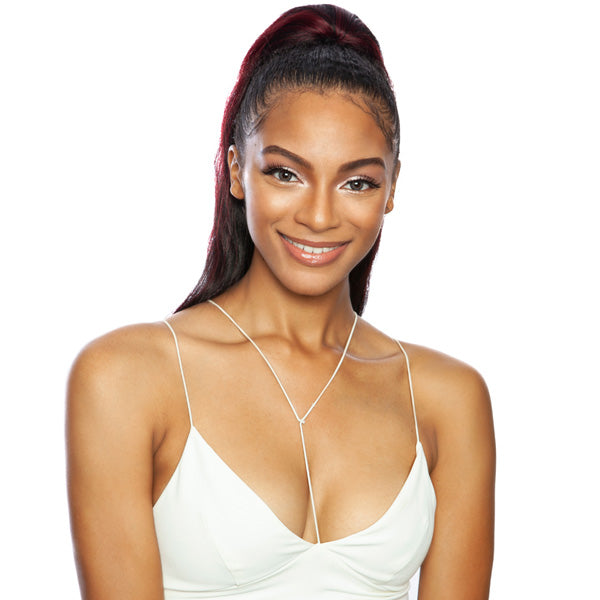 Mane Concept Human Hair StyleMix Brazilian Mega Wrap & Tie Ponytail - MBWNT03 NEW WAVE 22 INCH Alexwigs