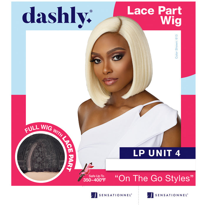 Sensationnel Dashly Synthetic Hair 4" Deep Part Lace Part Wig - LP UNIT 4 Alexwigs