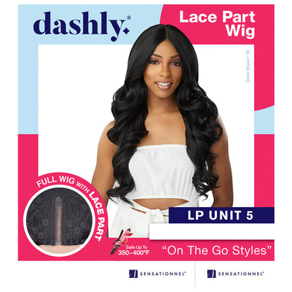 Sensationnel Dashly Synthetic Hair 4" Deep Lace Part Wig - LP UNIT 5 Alexwigs