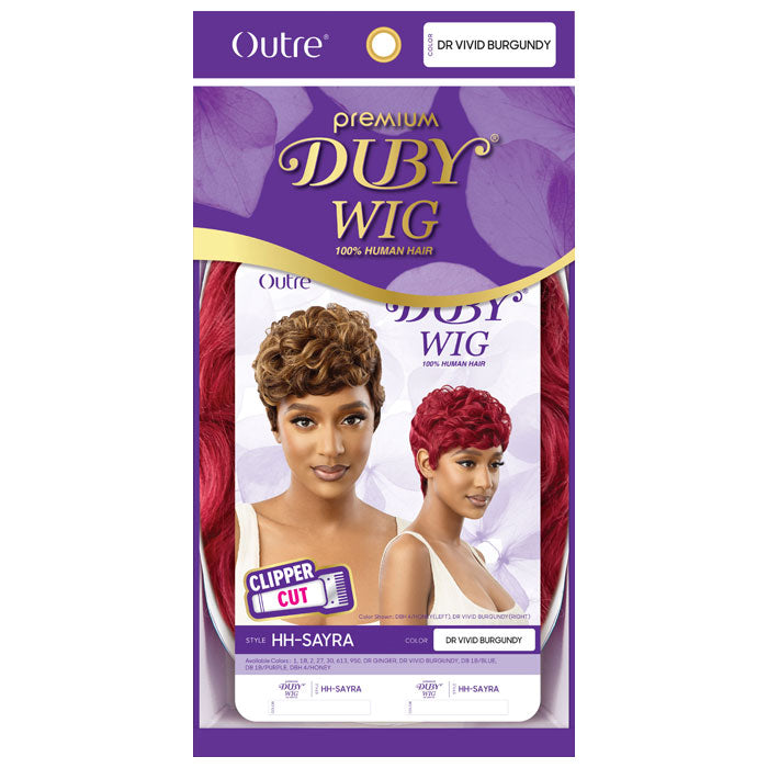 Outre Premium Duby 100% Human Hair Clipper Cut Wig - SAYRA Alexwigs