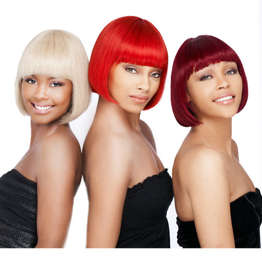 It's a Cap Weave Human Hair Sleek & Straight Wig CLORIS Alexwigs