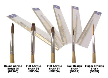 Gold Finger Nail Brush Alexwigs