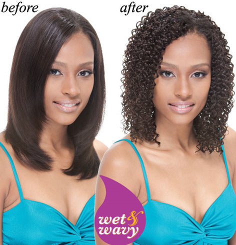 Janet Collection INDIAN REMI Wet & Wavy Human Hair Afro Jerry Weave 12-14 Alexwigs
