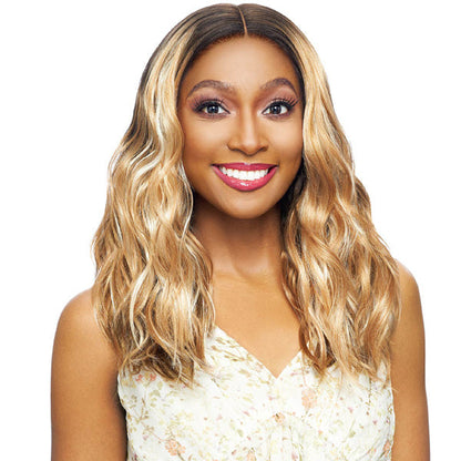 Vanessa Top Super Middle Lace Part Swissilk Lace Wig - TOPS M EKON Alexwigs