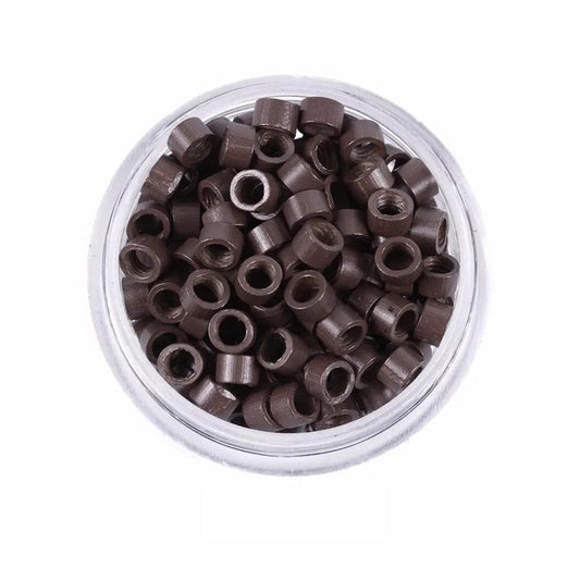Eve Premium Extension Links - SCREW MICRO RINGS 200 Pcs (Brown) Alexwigs