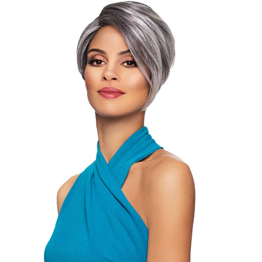 Foxy Silver Collection Fusion Heat Natural J-Part Wig - THERESA Alexwigs