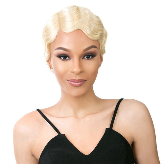 It's a Wig 100% Human Hair Lace Front Wig - LACE HH FINGER ROLL Alexwigs