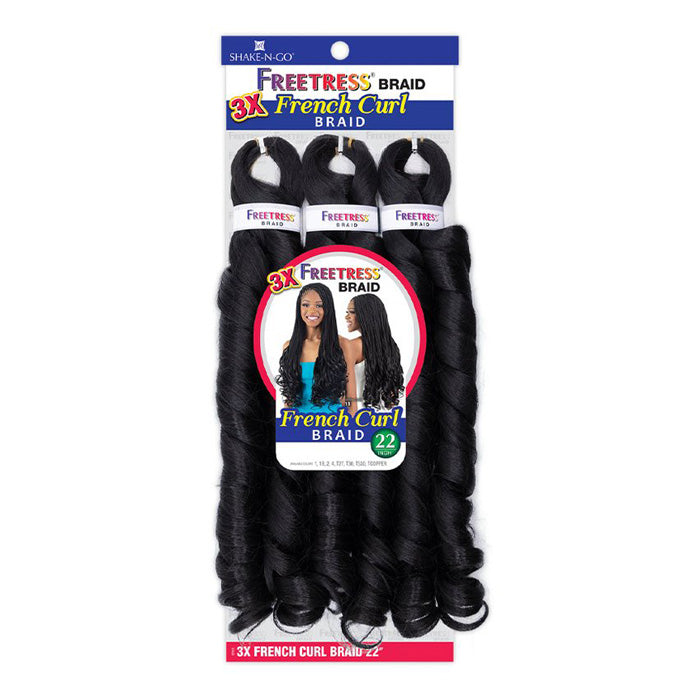 Freetress Braid - 3X FRENCH CURL 22" Alexwigs