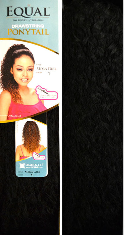 Freetress Equal Drawstring Ponytail MEGA GIRL Alexwigs