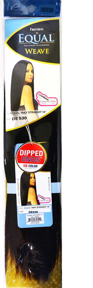 Freetress Equal Weave YAKY STRAIGHT 14" - 20" OMBRE TWO TONE Alexwigs