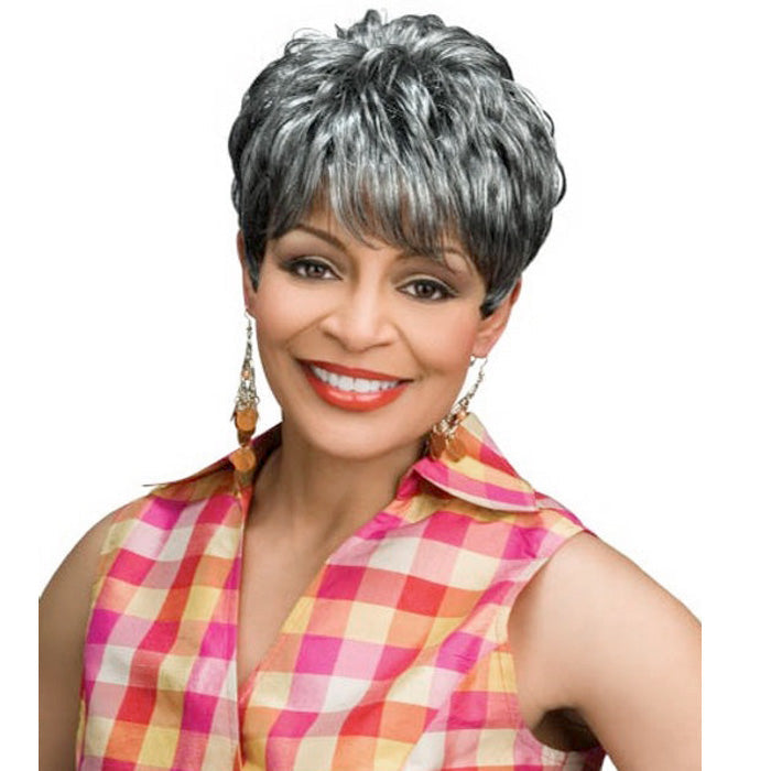 Foxy Silver Wig LONDON Alexwigs