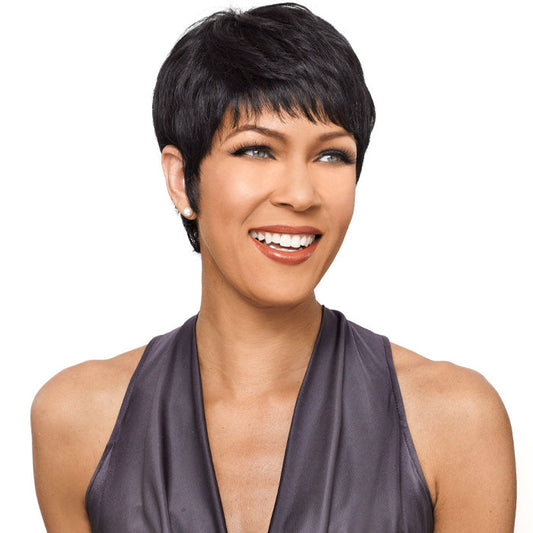 Foxy Silver Human Hair Wig - LORTHY Alexwigs