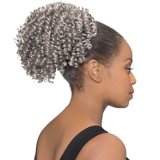 Foxy Silver Drawstring Ponytail - DS 014 Alexwigs