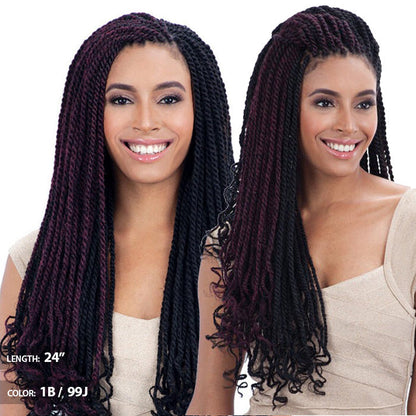 Equal by Shake N Go Cuban Double Strand Style Braid - CUBAN TWIST BRAID 12"/16"/24" Alexwigs