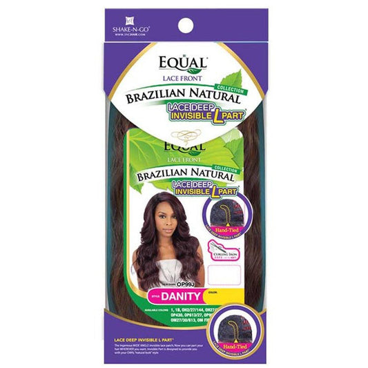Shake N Go Equal Brazilian Natural Lace Deep Invisible L-Part Wig - DANITY Alexwigs