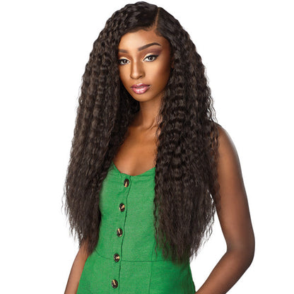 Sensationnel Human Hair Blend Boutique Bundles Weave - FRENCH WAVE 18-26" Alexwigs