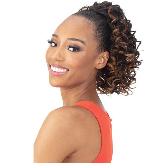 Model Model Gardenia Drawstring Ponytail - APPLE BLOSSOM Alexwigs