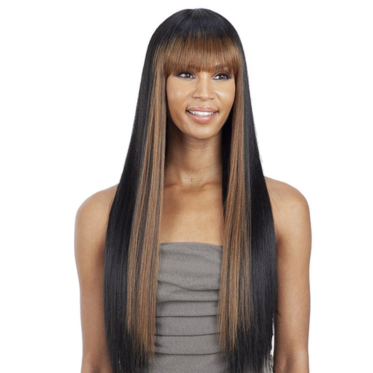 Mayde Beauty Axis Sleek Straight Full Wig with a Natural China Bang - JUPITER Alexwigs