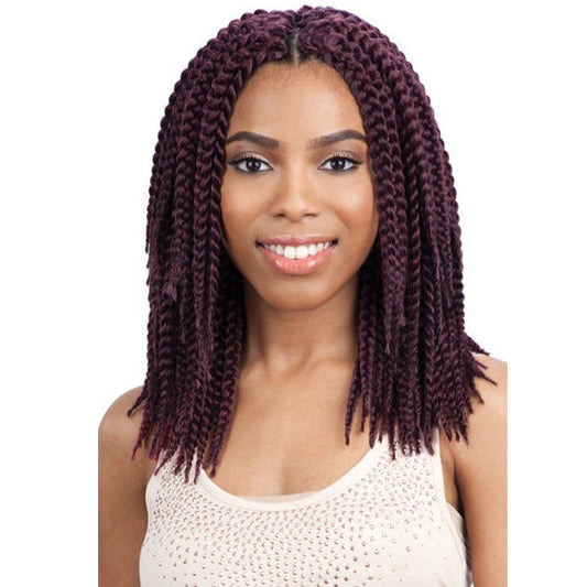 Model Model Glance Pre-Looped Crochet Braid - MEGA BOX BRAID 10" Alexwigs