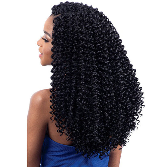 Model Model Glance Crochet Braid 3X WATER CURL 14 Inch Alexwigs