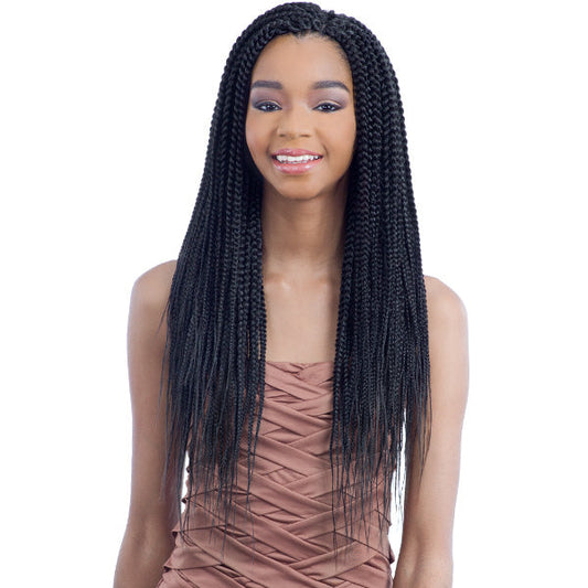 Model Model Glance Pre-Looped Crochet Braid - PRE-STRETCHED NIGERIAN BRAID 20" Alexwigs