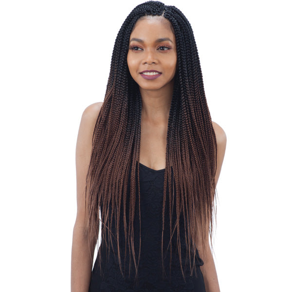 Model Model Synthetic Crochet Glance Braid - PRE STRETCHED NIGERIAN BRAID 24" Alexwigs