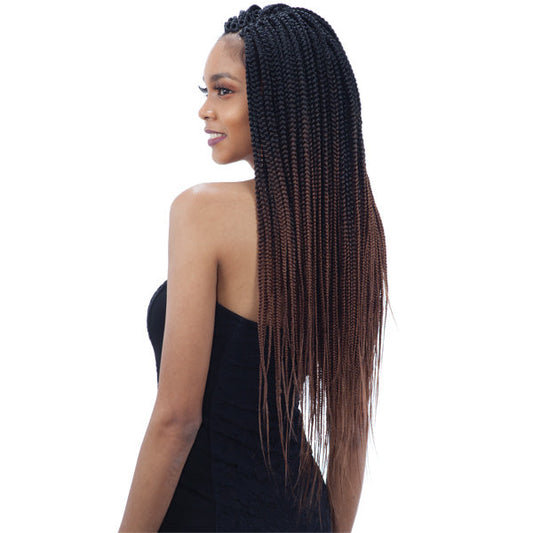 Model Model Synthetic Crochet Glance Braid - PRE STRETCHED NIGERIAN BRAID 24" Alexwigs