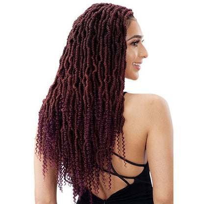 Model Model Glance Pre-Looped Crochet Braid - 2X BOMB TWIST 18" Alexwigs