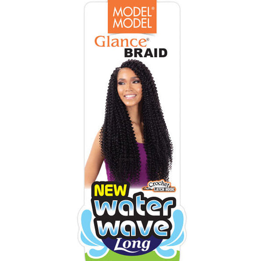 Model Model Glance Crochet Braids - NEW WATER WAVE LONG Alexwigs
